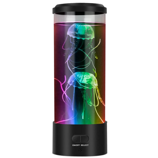 Jellyfish Lava Lamp Multicolor Changing Mood Night Light DailySale