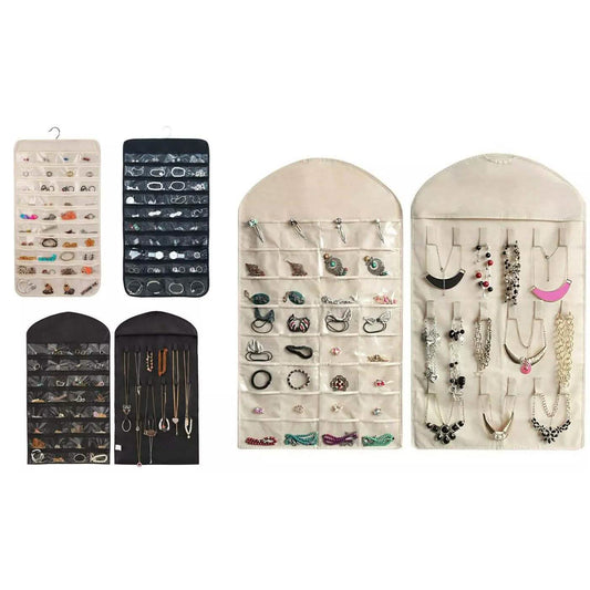 Jewelry Earrings Brooch Closet Hanging Storage Organizer Bag DailySale