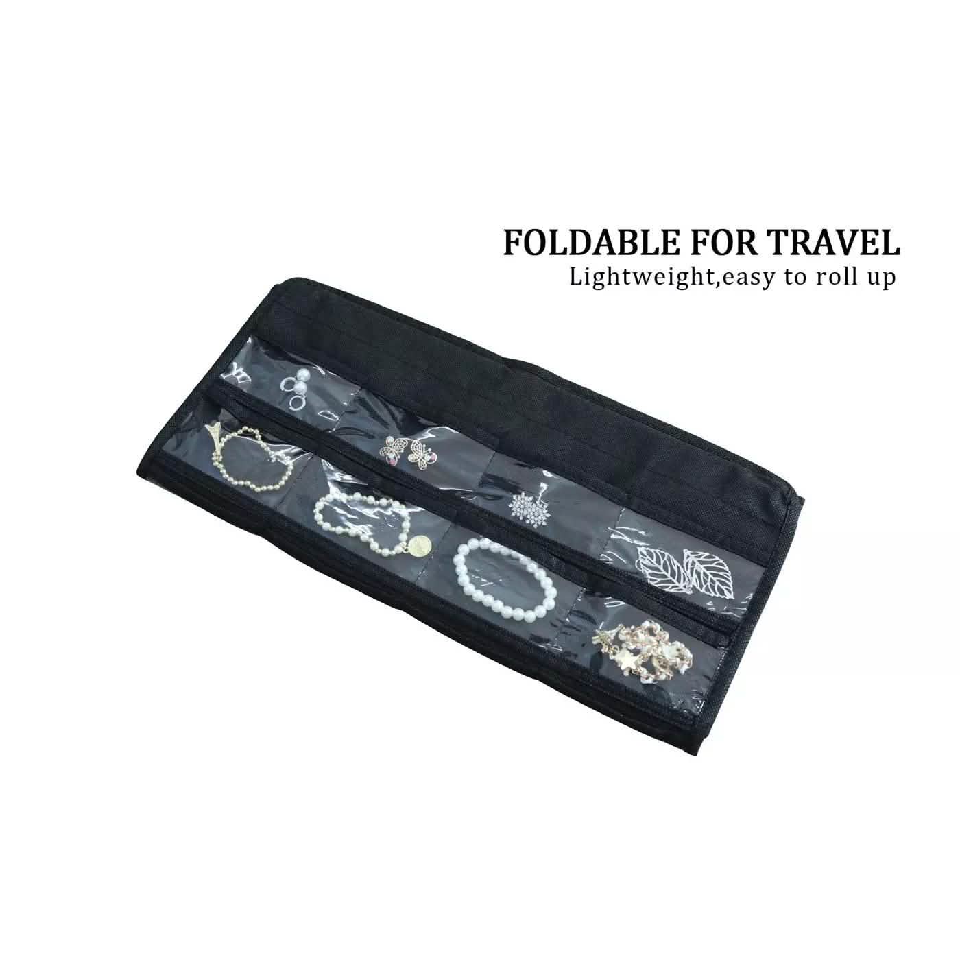 Jewelry Earrings Brooch Closet Hanging Storage Organizer Bag DailySale