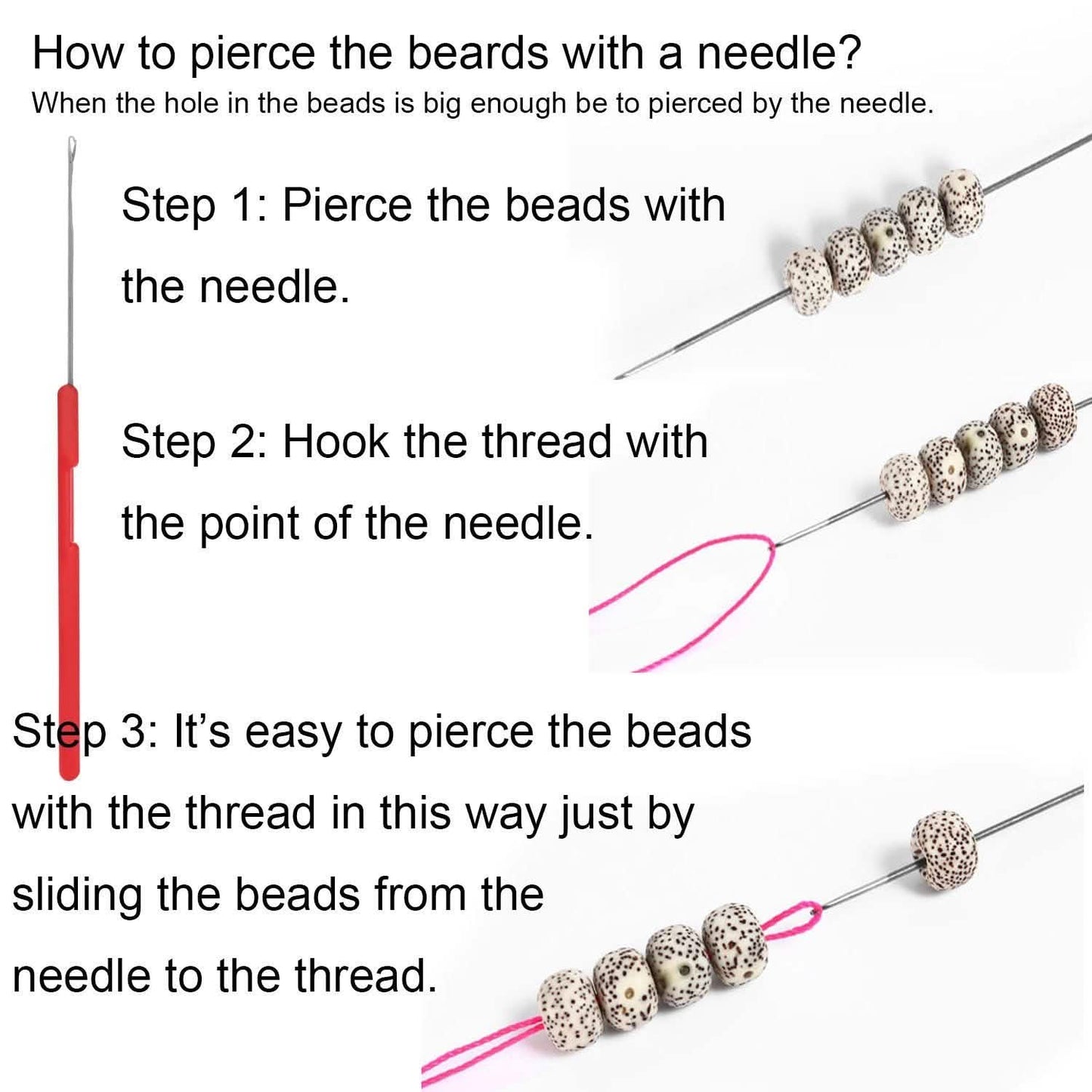 Jewelry Making Supplies Finding Kit Pliers Ribbon Ends Eye Pins Earring Hooks for DIY Craft DailySale