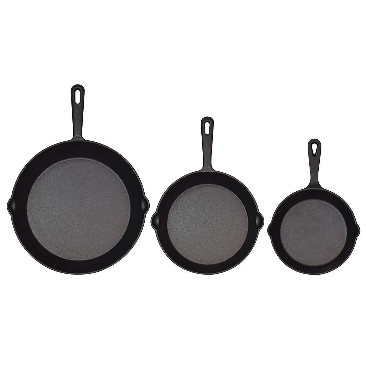 Jim Beam 3-Piece Cast Iron Skillets DailySale