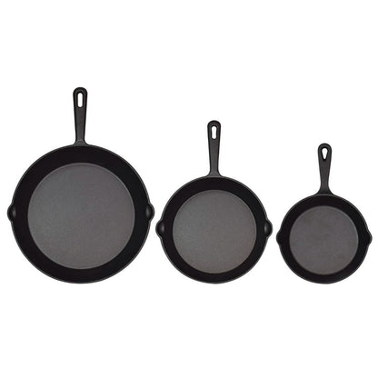 Jim Beam 3-Piece Cast Iron Skillets DailySale