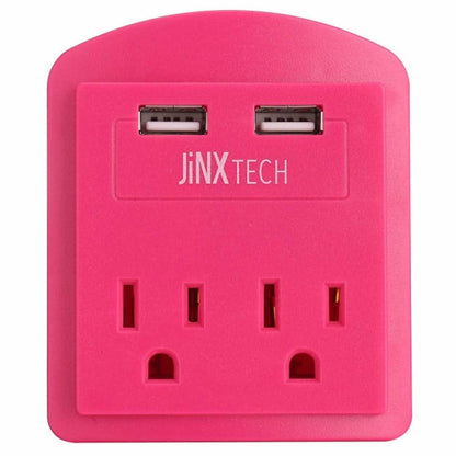 JinxTech 2-Outlet Wall Tap with Dual USB DailySale