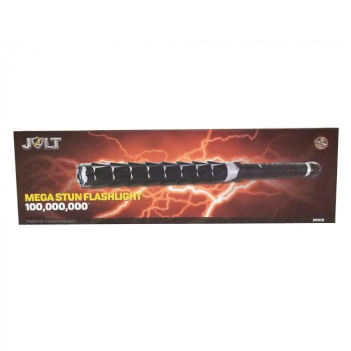 Jolt Mega Stun Flashlight Baton 100,000,000 DailySale