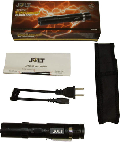 JOLT Police Tactical Stun Flashlight 75 Million Volt DailySale