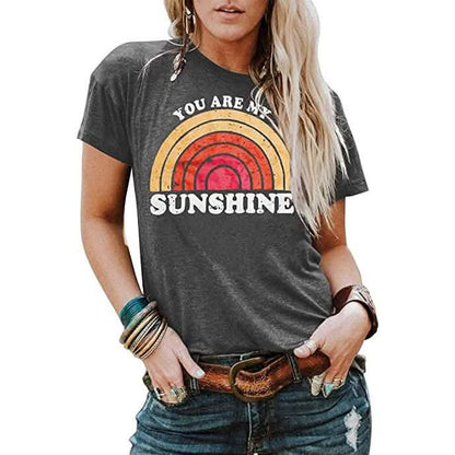 Kaislandy Women's You are My Sunshine T Shirt DailySale