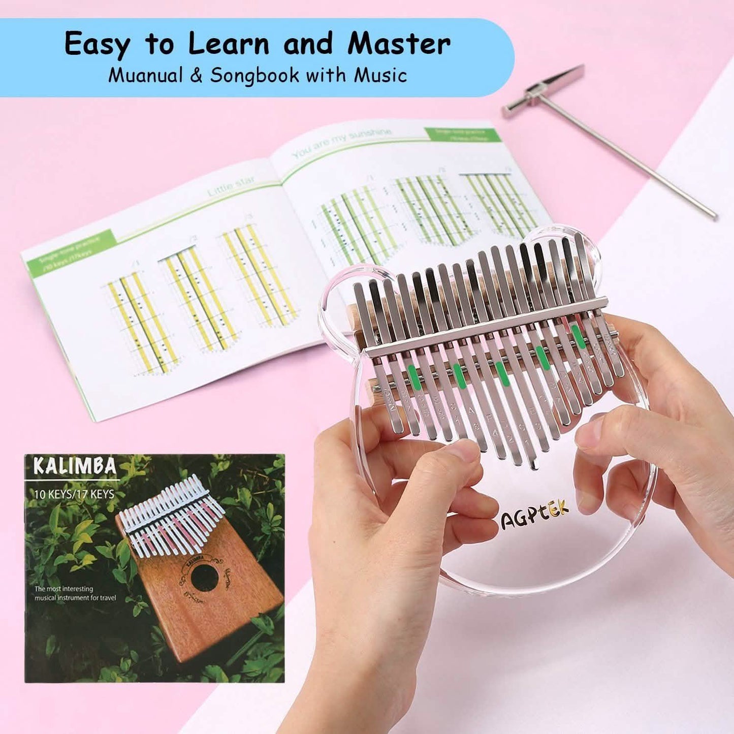 Kalimba 17 Keys Thumb Piano DailySale