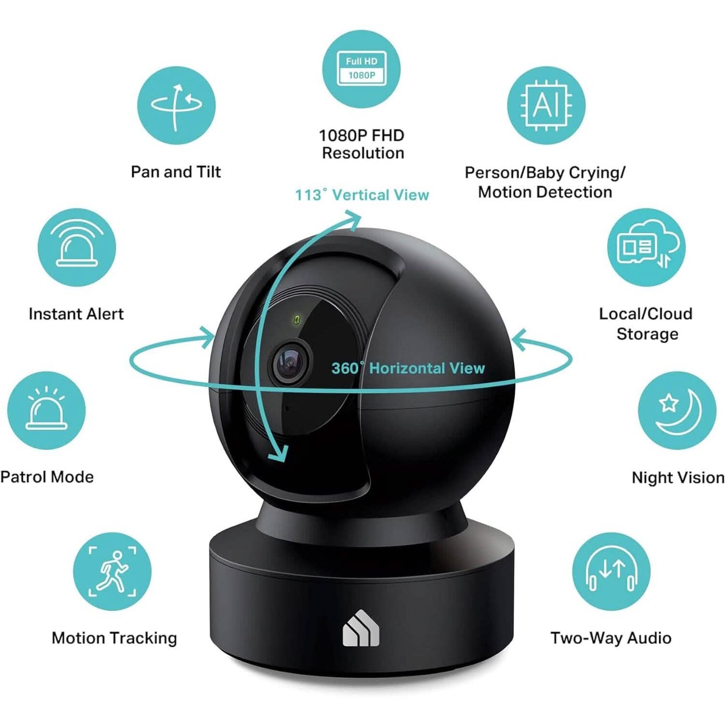 Kasa Smart 2023 New Indoor Pan-Tilt Security Camera  (Refurbished) DailySale