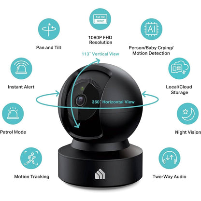 Kasa Smart 2023 New Indoor Pan-Tilt Security Camera  (Refurbished) DailySale