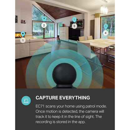 Kasa Smart 2023 New Indoor Pan-Tilt Security Camera  (Refurbished) DailySale