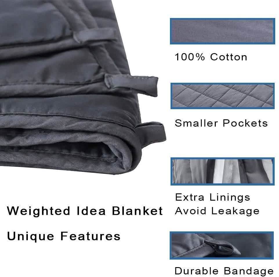 Kathy Ireland Weighted Blanket with Glass Beads DailySale