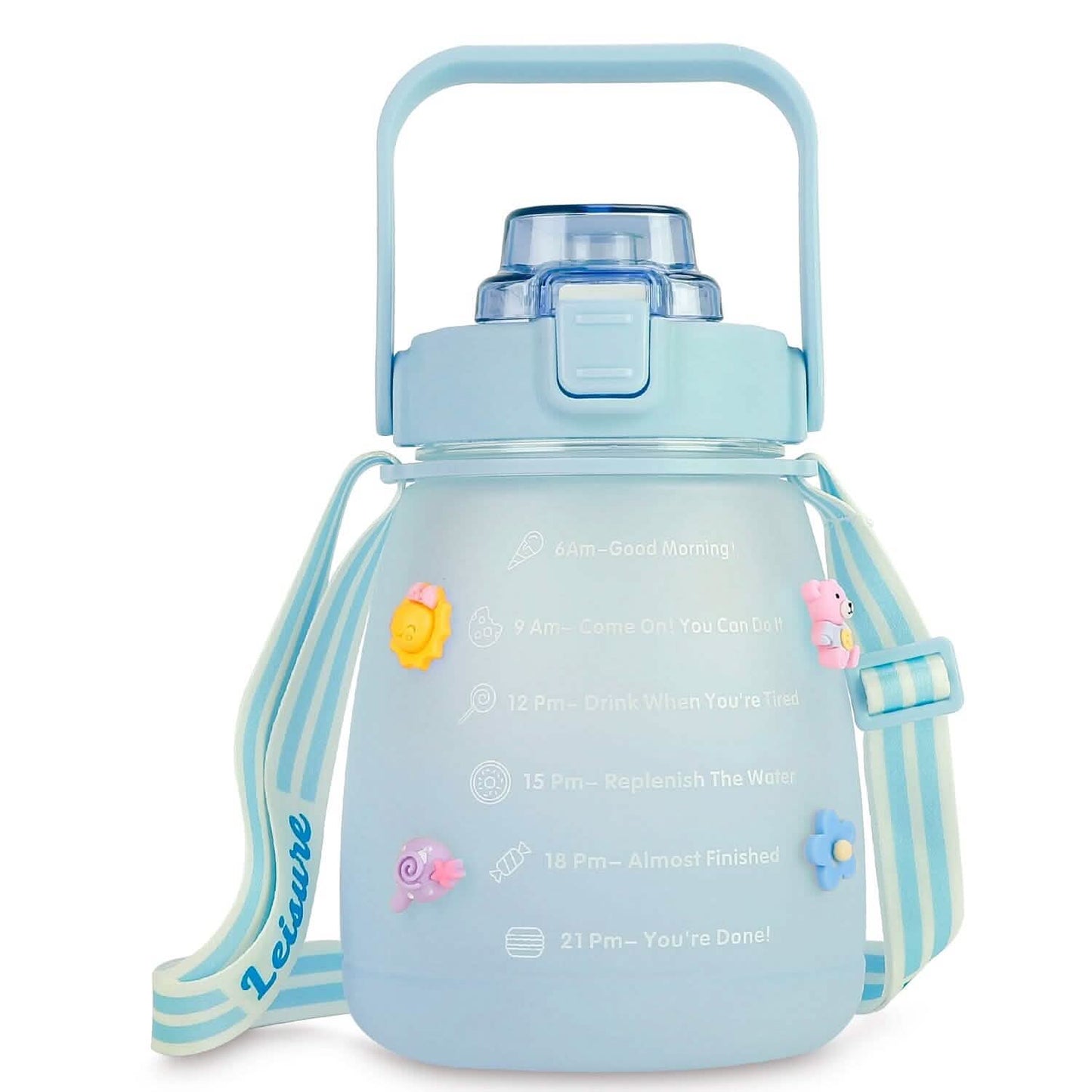 Kawaii Water Bottle with Straw DailySale