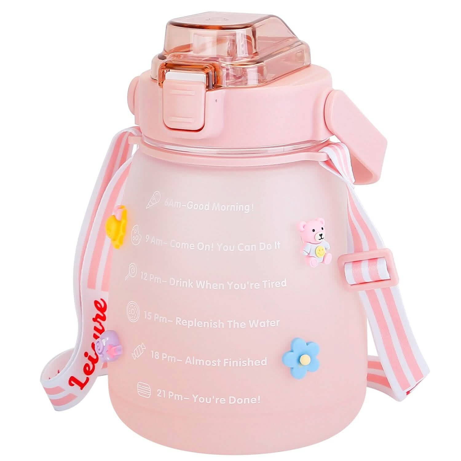 Kawaii Water Bottle with Straw DailySale