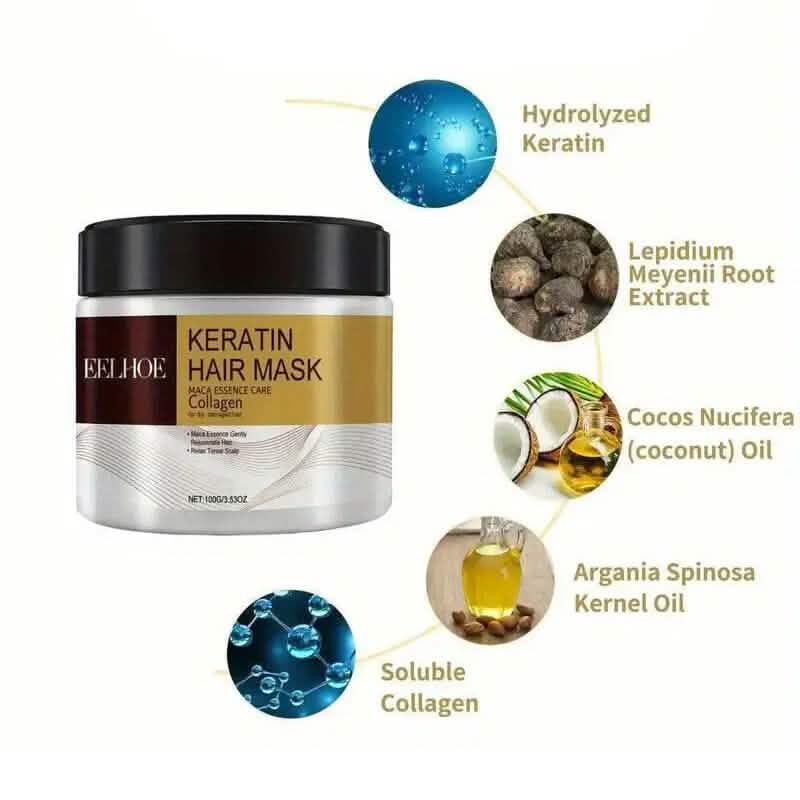 Keratin Soft Moisturizing Hair Mask with Collagen DailySale