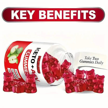 KETO +ACV Gummies Apple Cider Vinegar & B12 DailySale