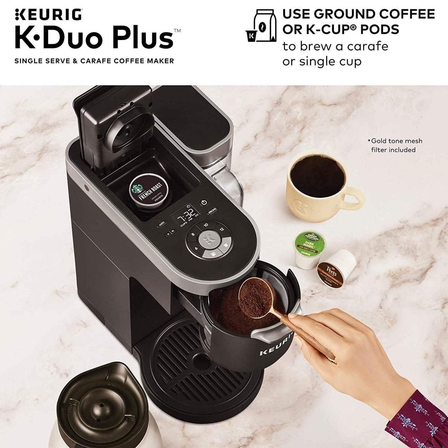 Keurig K-Duo Plus Coffee Maker (Refurbished) DailySale