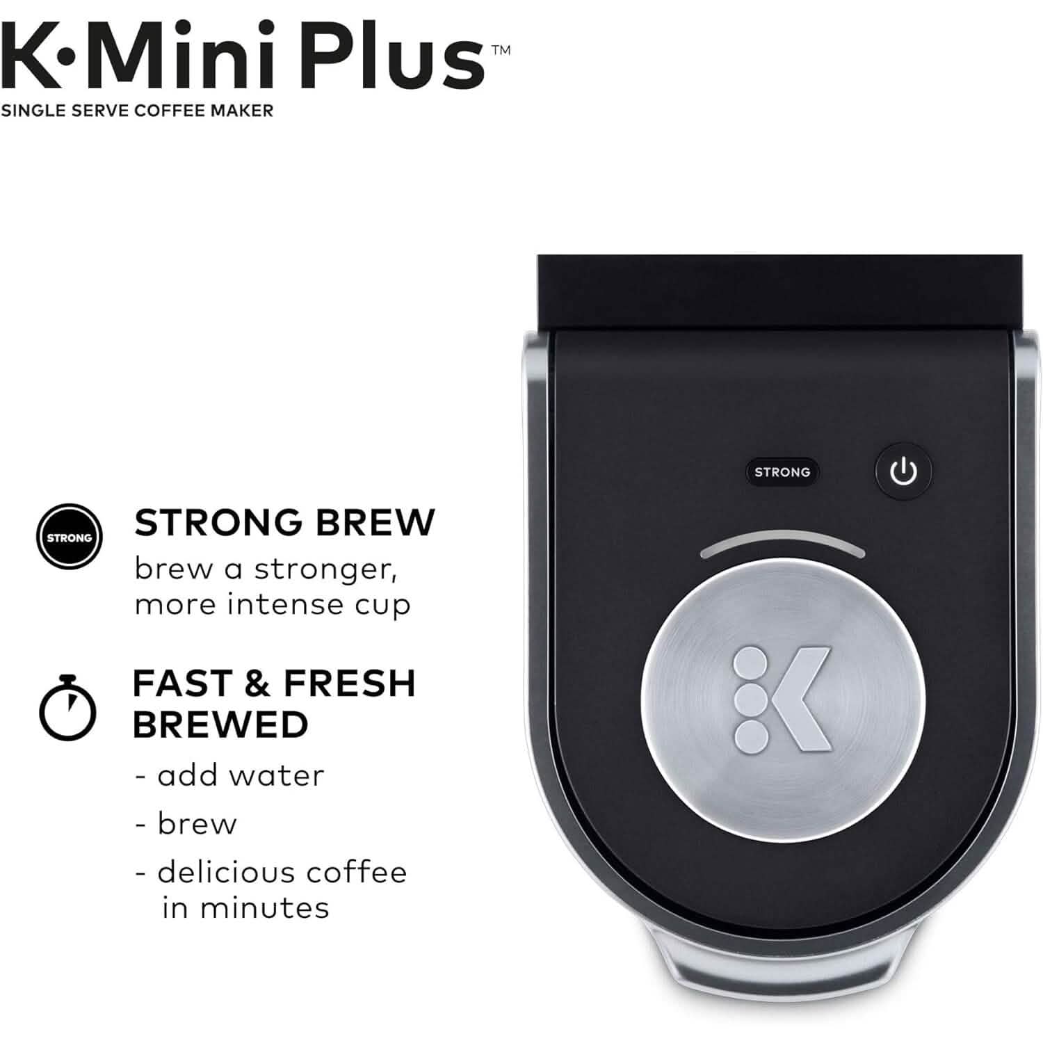 Keurig K-Mini Plus Single Serve K-Cup Pod Coffee Maker  (Refurbished) DailySale
