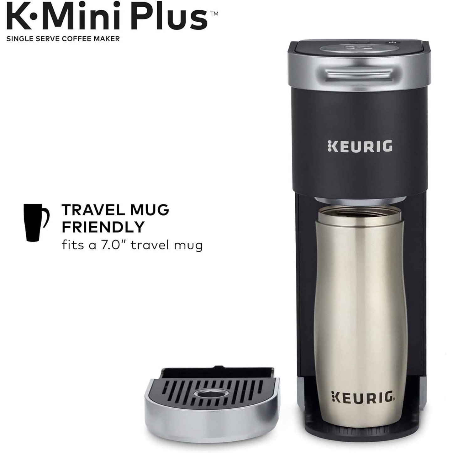 Keurig K-Mini Plus Single Serve K-Cup Pod Coffee Maker  (Refurbished) DailySale