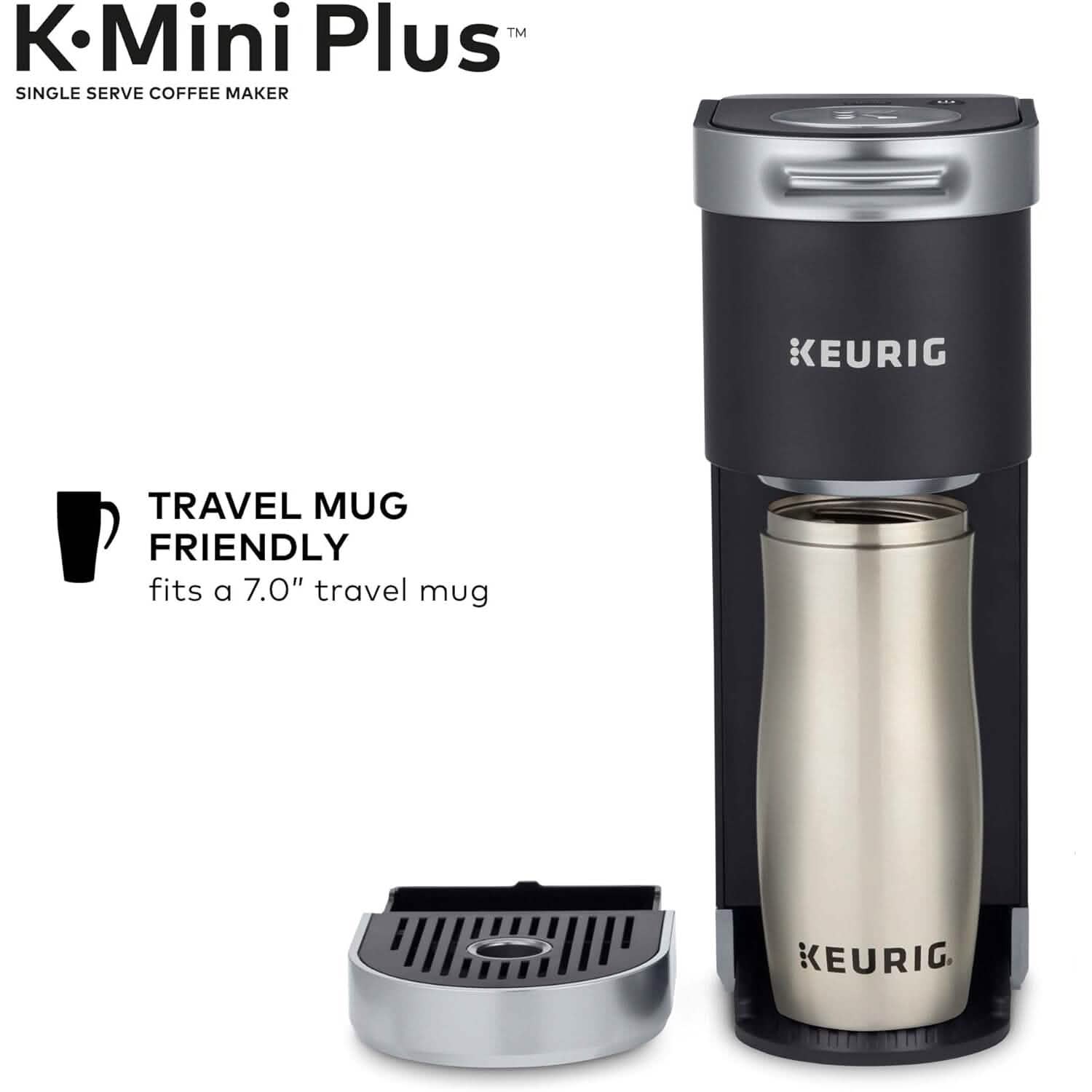 Keurig K-Mini Plus Single Serve K-Cup Pod Coffee Maker  (Refurbished) DailySale