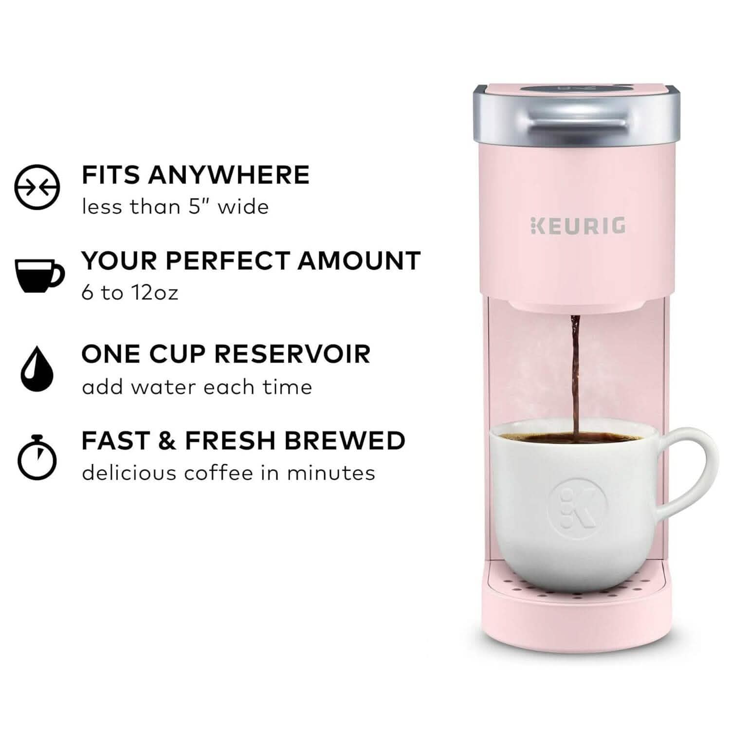 Keurig K-Mini Single Serve K-Cup Pod Coffee Maker (Refurbished) DailySale