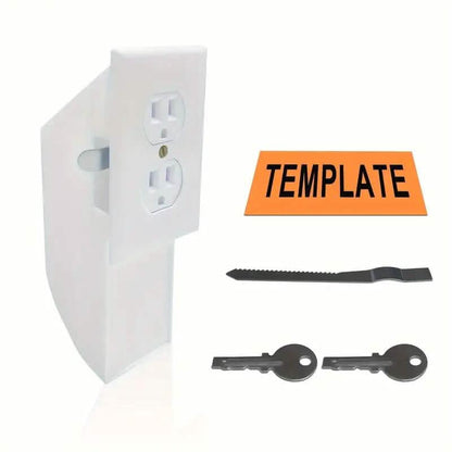 Key Lock Plastic Diversion Wall Outlet Safe DailySale