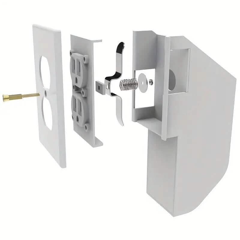 Key Lock Plastic Diversion Wall Outlet Safe DailySale