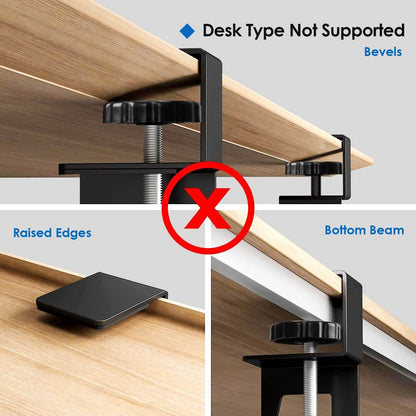 Keyboard Mouse Tray Under Desk Retractable Slide Out Drawer with C Clamp DailySale