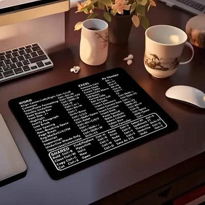 Keyboard Shortcuts Mouse Pad for Microsoft Word and Excel (PC Windows) DailySale