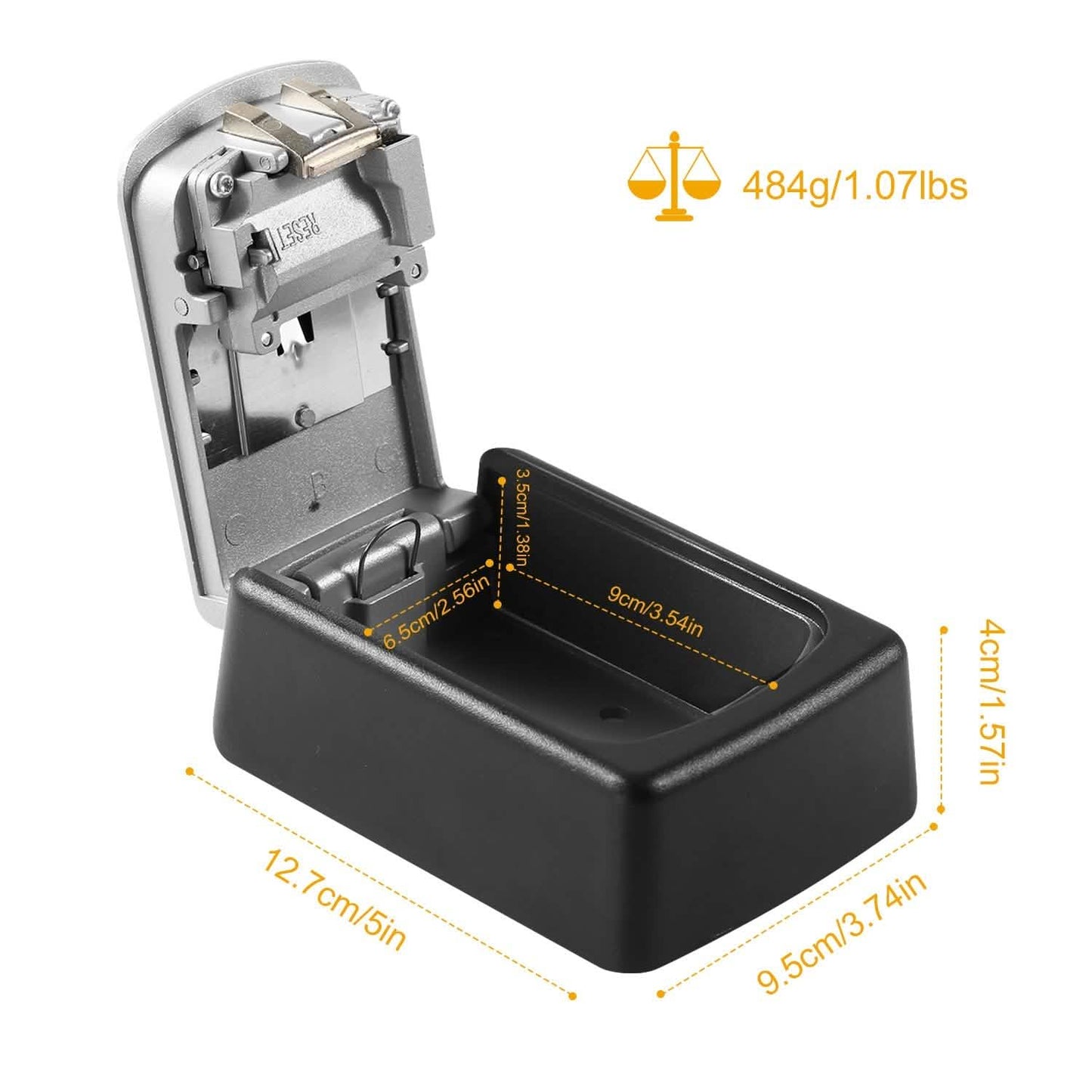 Keys Storage Lock Box with 4 Digits Combination DailySale
