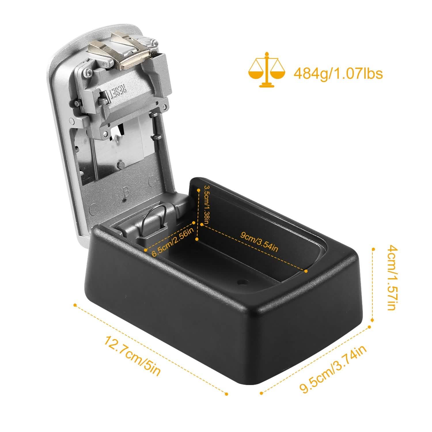 Keys Storage Lock Box with 4 Digits Combination DailySale