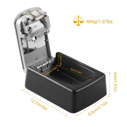 Keys Storage Lock Box with 4 Digits Combination DailySale