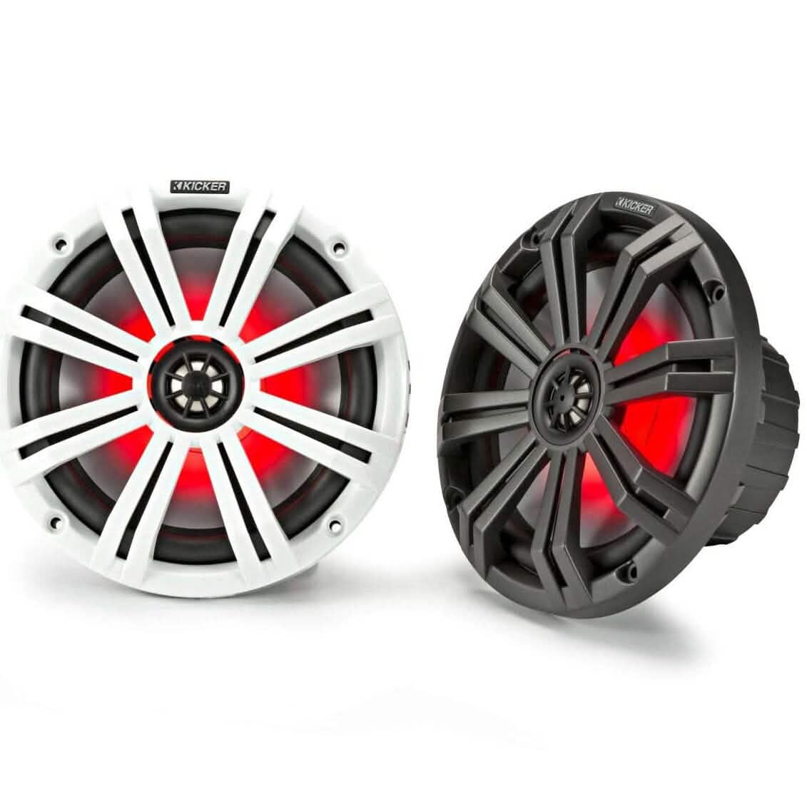 Kicker Pair 45KM84L 8" 600 Watt Marine Boat Waterproof Speakers (Refurbished) DailySale
