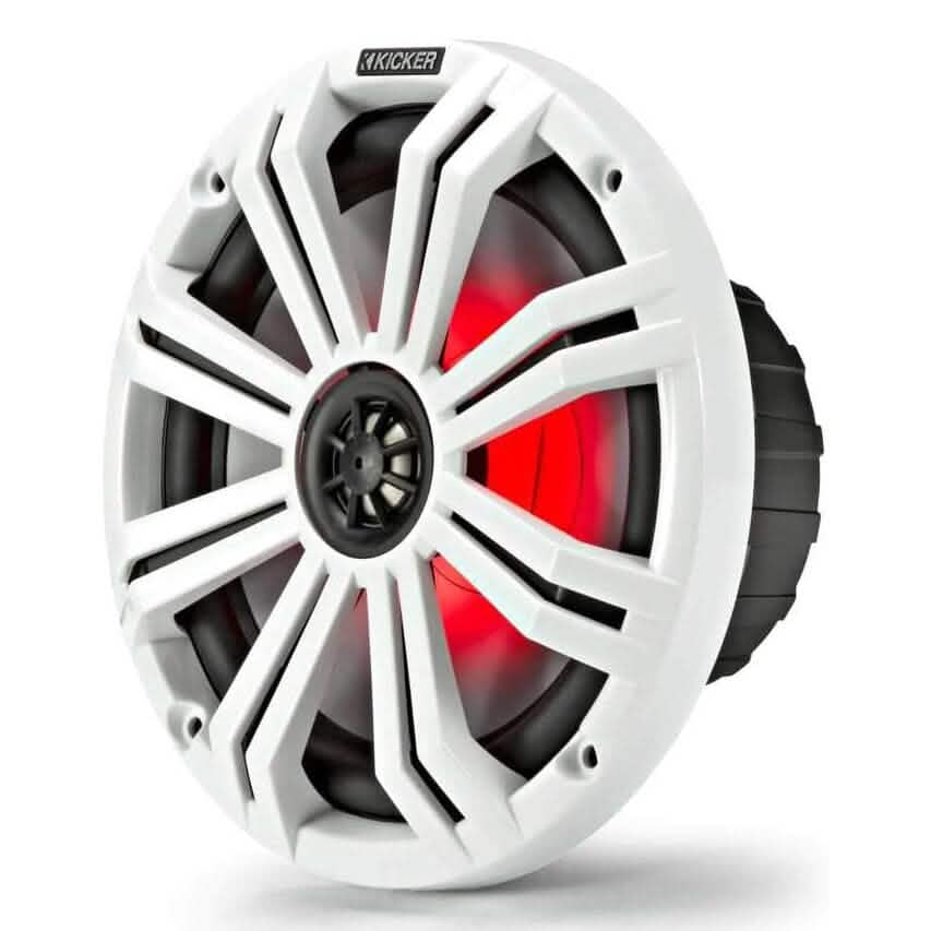 Kicker Pair 45KM84L 8" 600 Watt Marine Boat Waterproof Speakers (Refurbished) DailySale