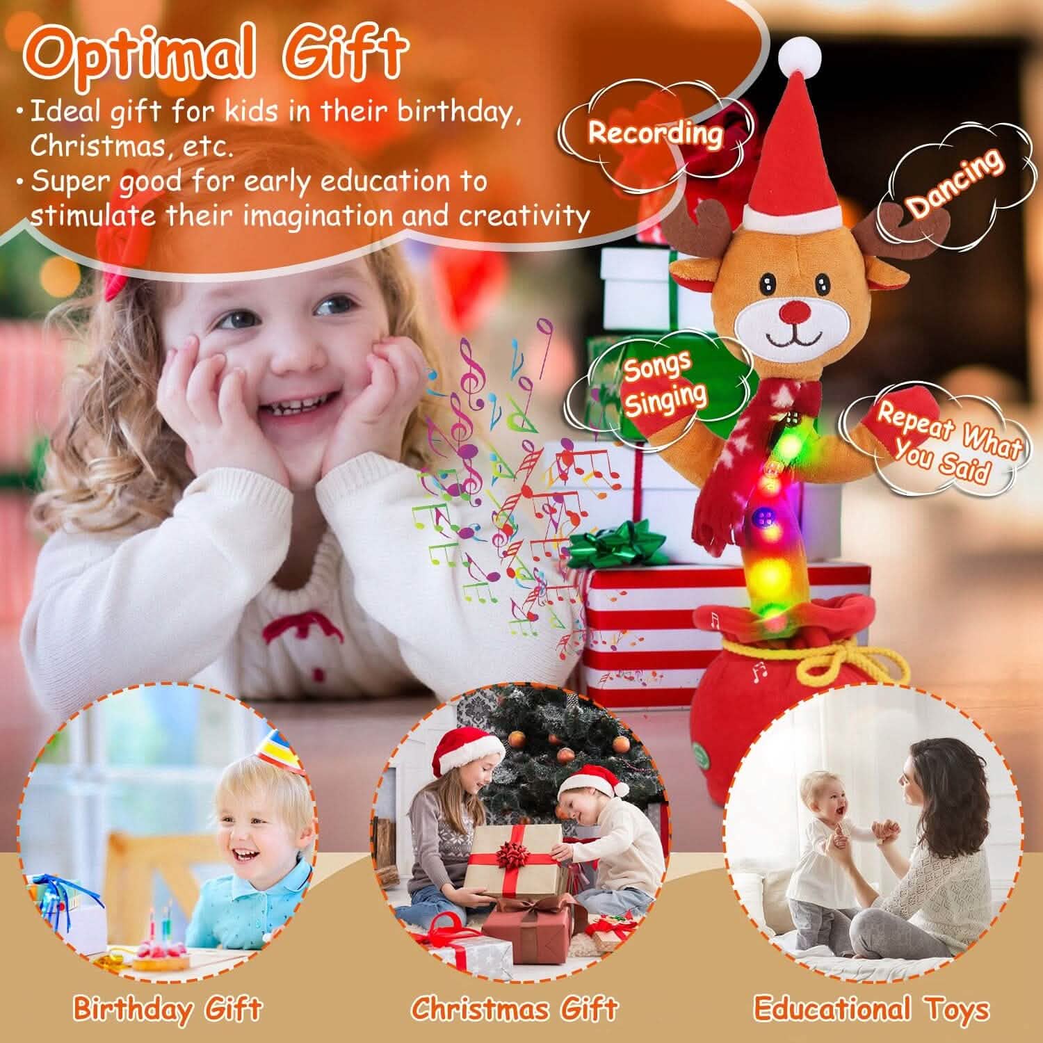 Kid Electric Dance Christmas Toy DailySale