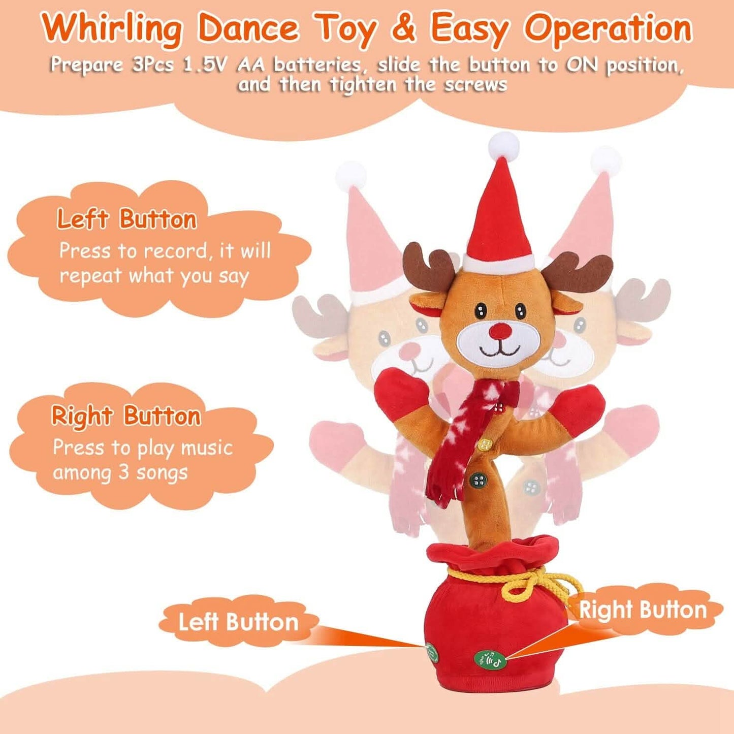 Kid Electric Dance Christmas Toy DailySale