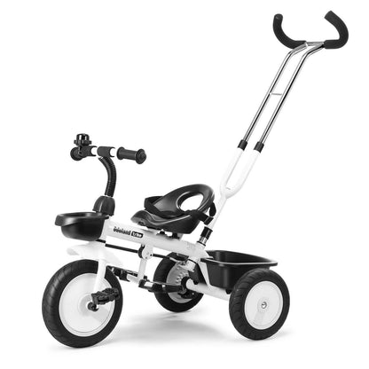 Kid Tricycle Stroller With Retractable Push Handle DailySale