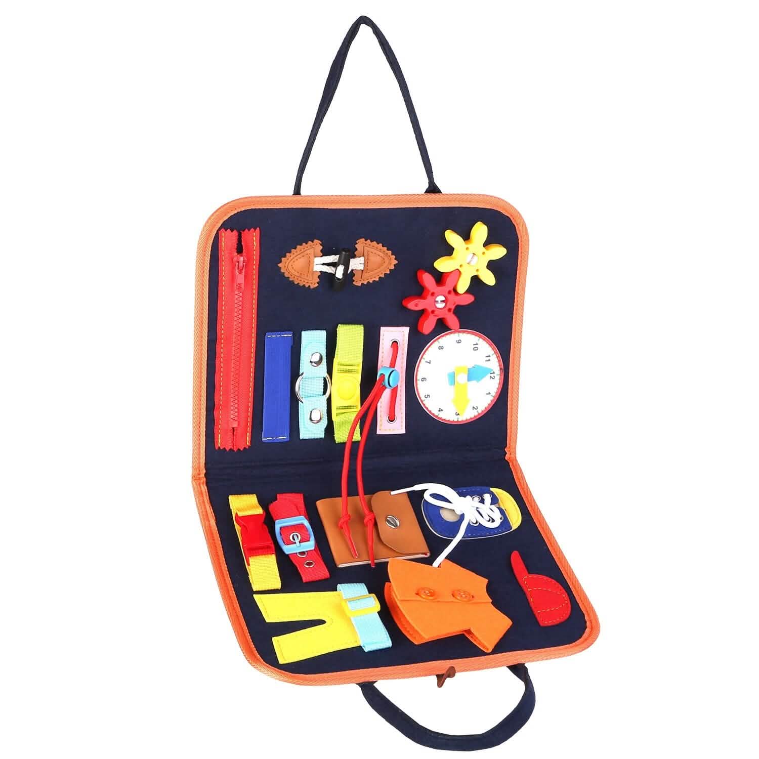 Kids Busy Board Sensory Activity Board Preschool Learning Toys DailySale