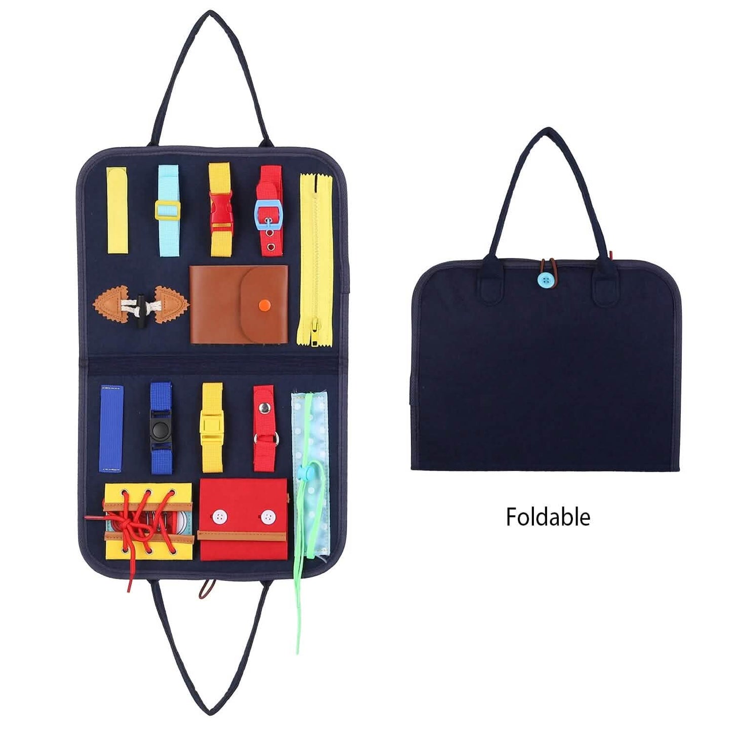 Kids Busy Board Sensory Activity Board Preschool Learning Toys DailySale
