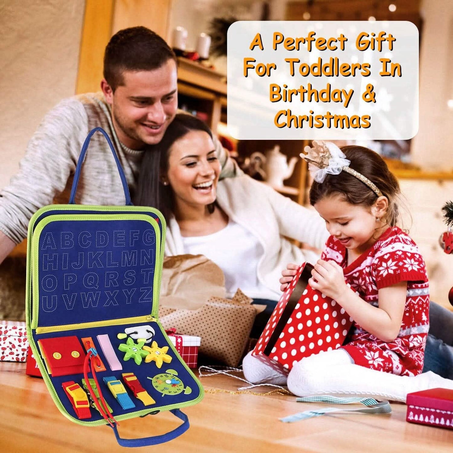Kids Busy Board Sensory Activity Board Preschool Learning Toys DailySale