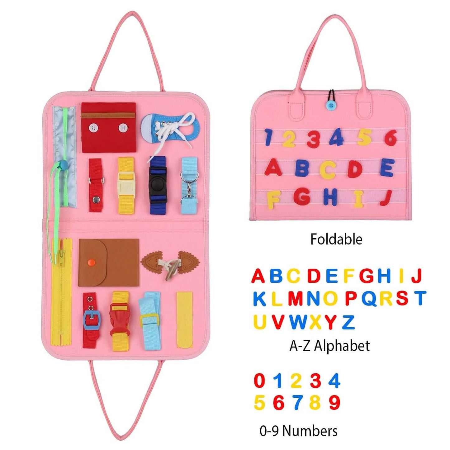 Kids Busy Board Sensory Activity Board Preschool Learning Toys DailySale