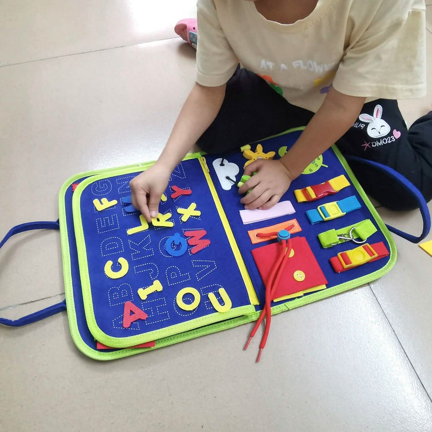 Kids Busy Board Sensory Activity Board Preschool Learning Toys DailySale