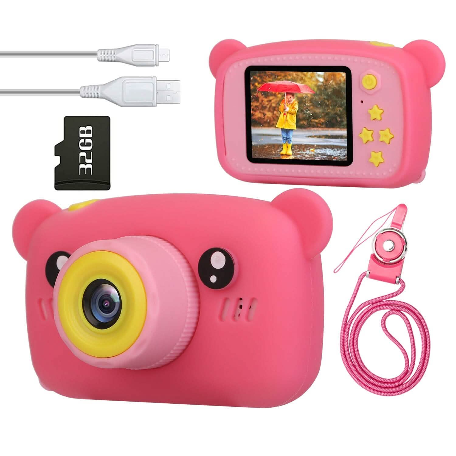 Kids Digital Camera with 2" Screen 4x Digital Zoom DailySale