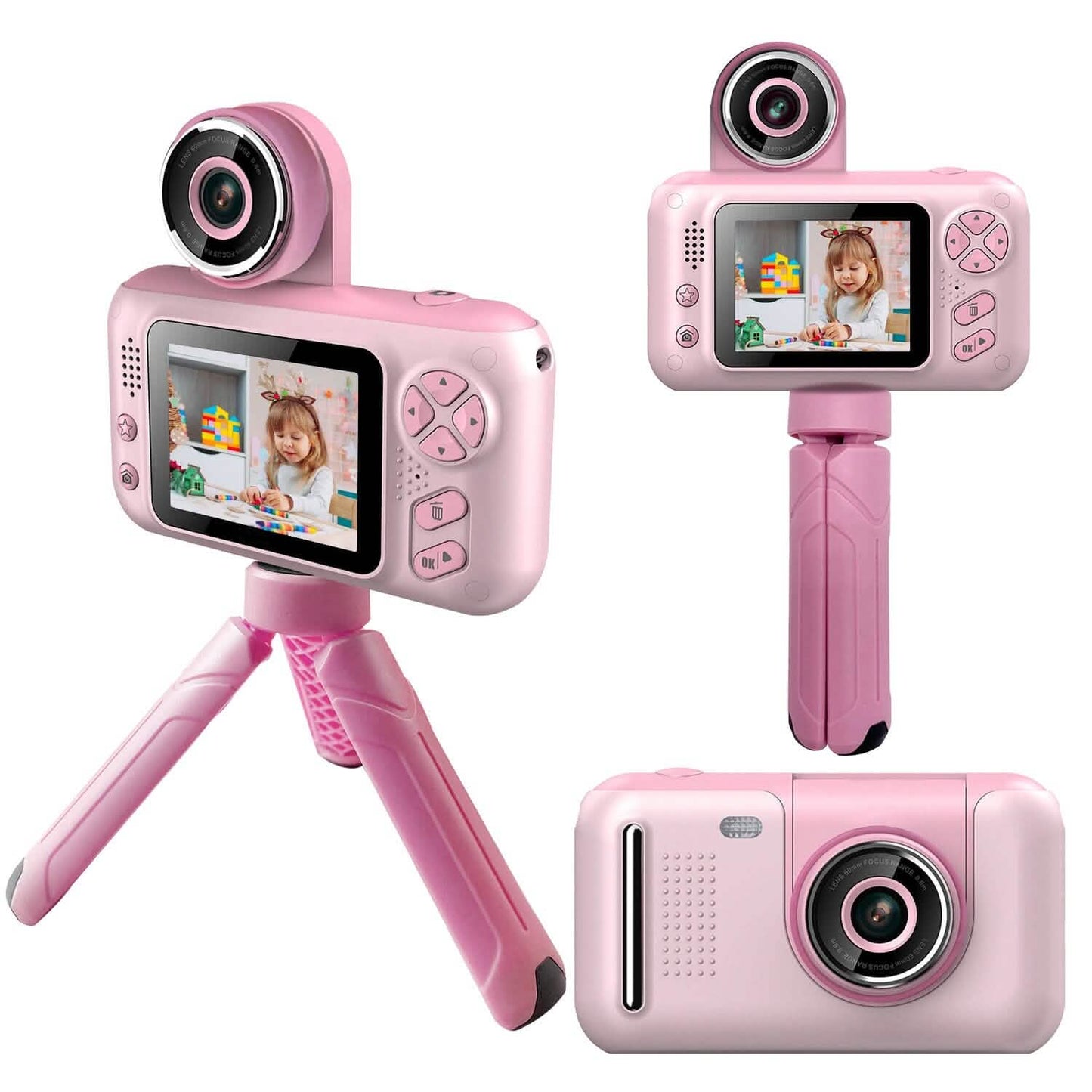 Kids Digital Camera with Flip Lens DailySale