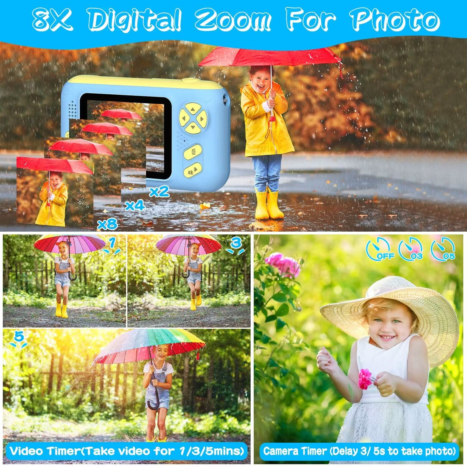 Kids Digital Camera with Flip Lens DailySale