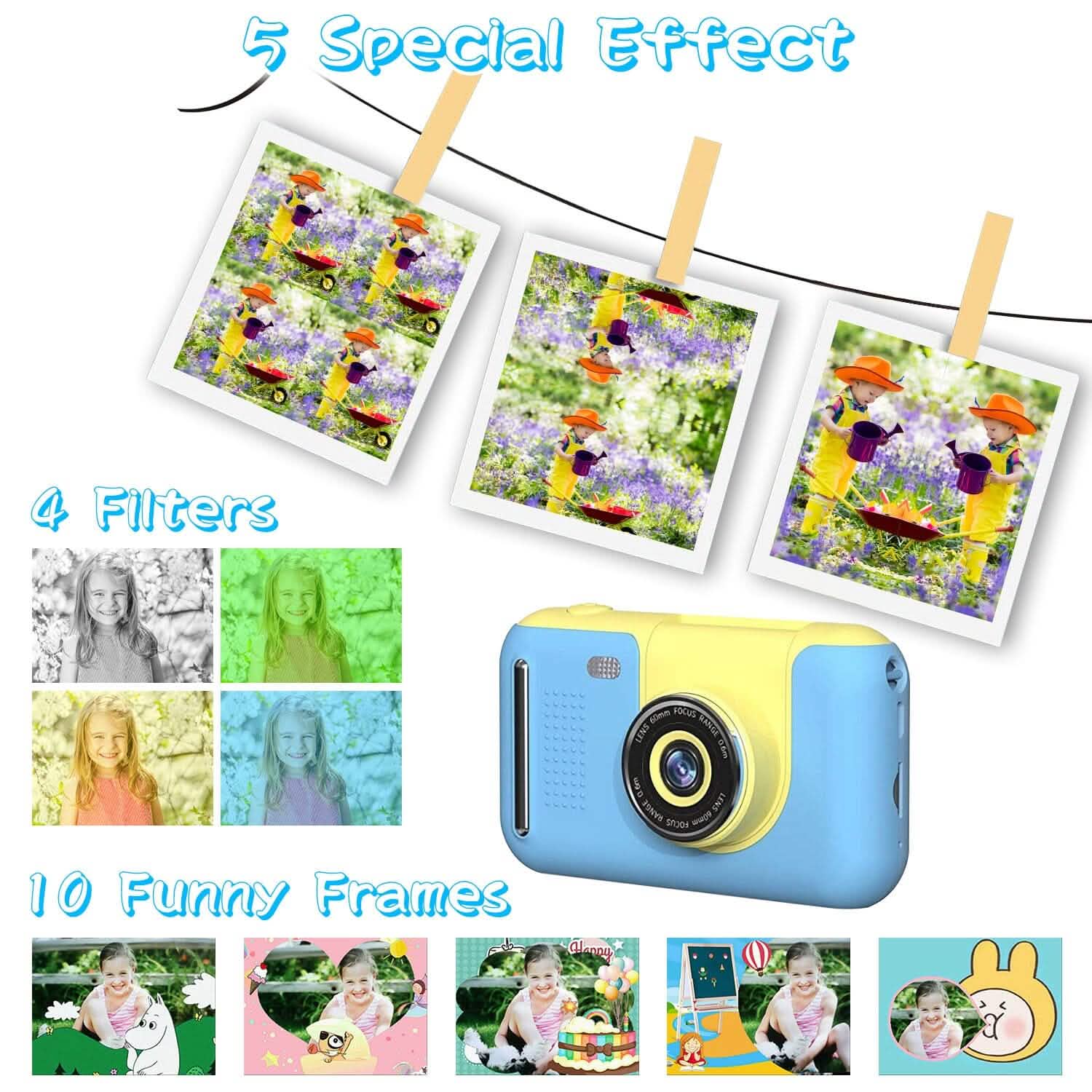 Kids Digital Camera with Flip Lens DailySale
