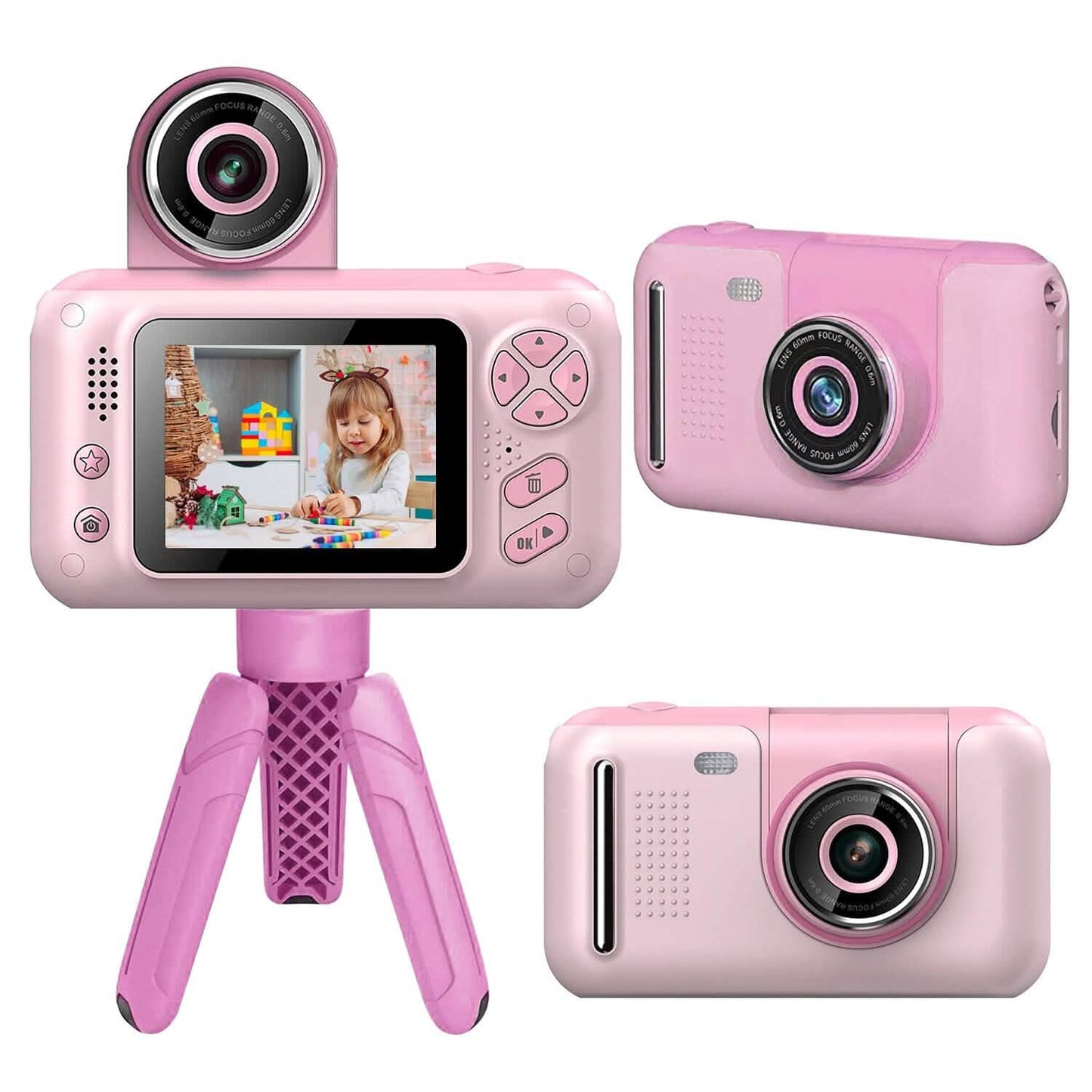Kids Digital Camera with Flip Lens DailySale