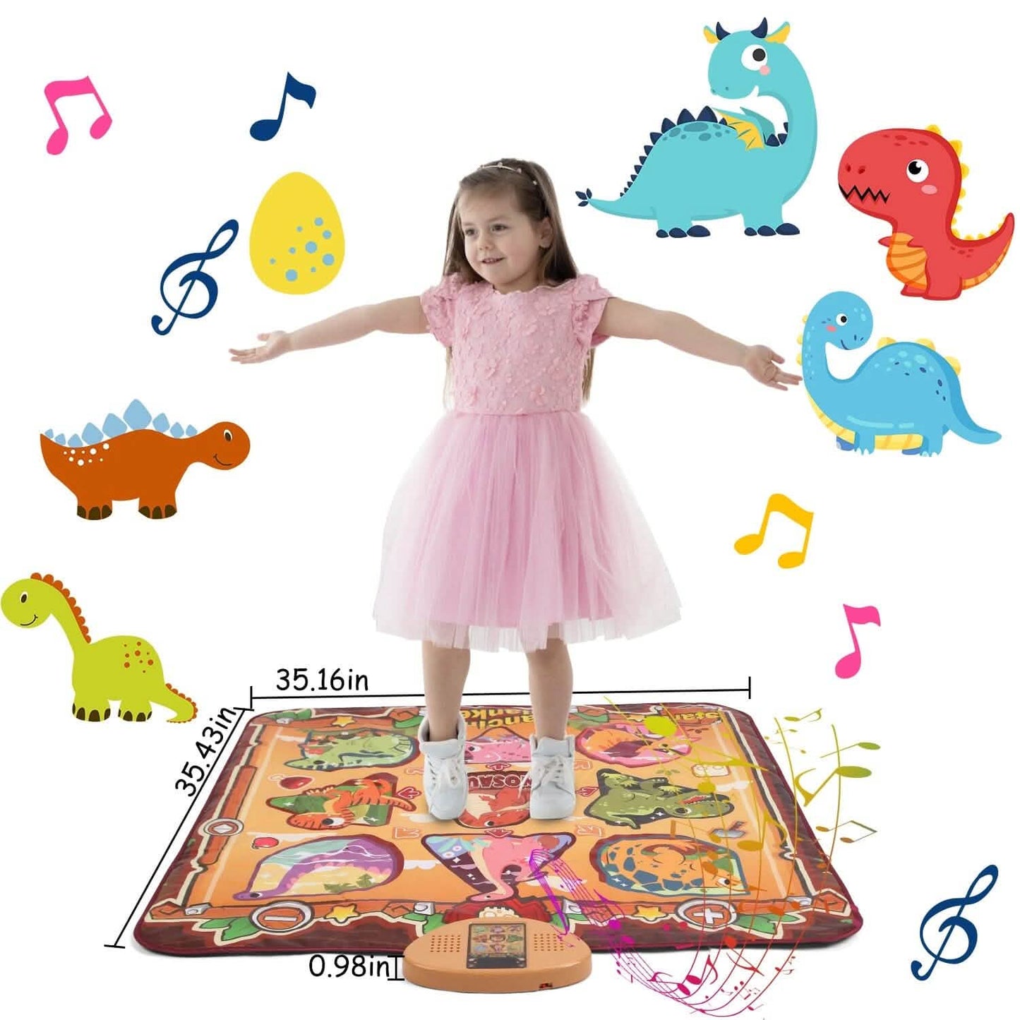 Kids Electronic Music Dance Pad with 6 Modes DailySale