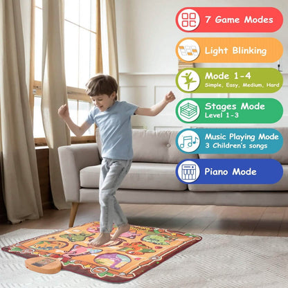 Kids Electronic Music Dance Pad with 6 Modes DailySale