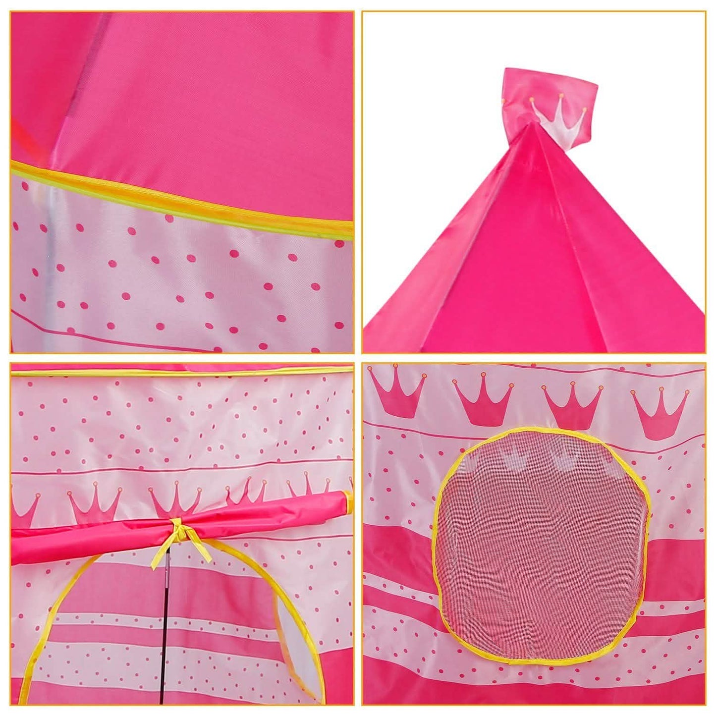 Kids Foldable Pop Up Play Tent DailySale