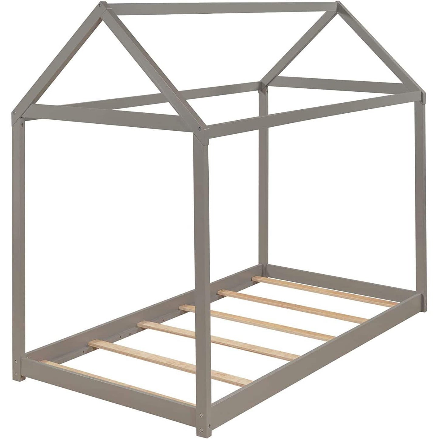 Kids House Bed Frame Twin Floor Bed DailySale